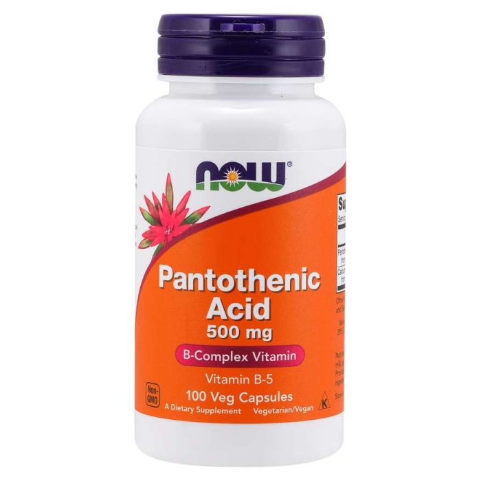 Pantotenska kiselina 500 mg - NOW Foods	