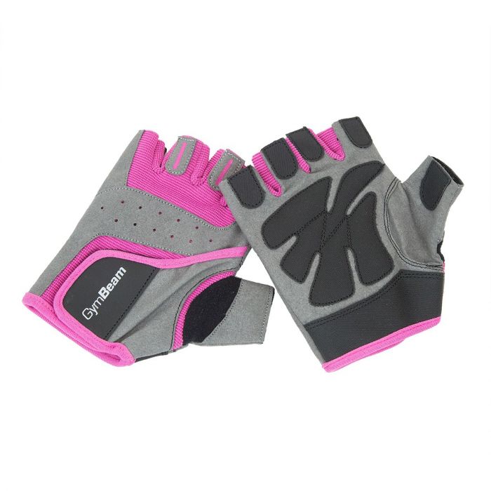Fitness ženske rukavice sivo-ružičaste - GymBeam