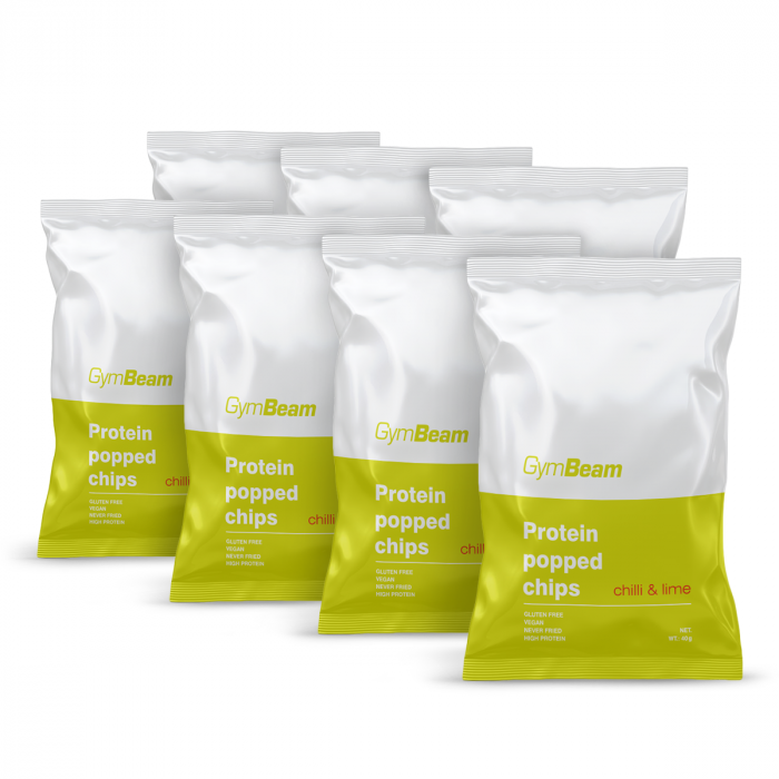 Proteinski chips - GymBeam 40 g - morska sol