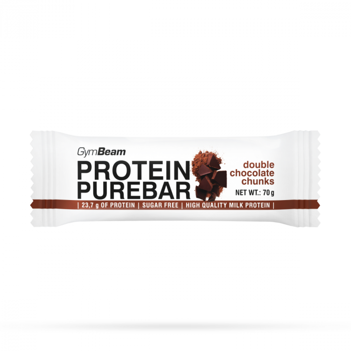 Protein PureBar 70 g GymBeam - double chocolate chunk