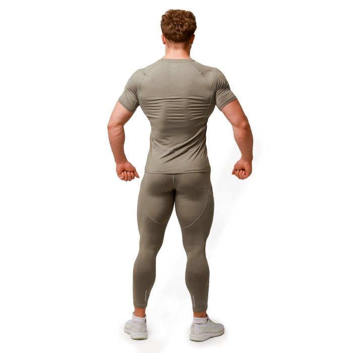 Muške tajice za trčanje Pulse Vetiver - GymBeam L