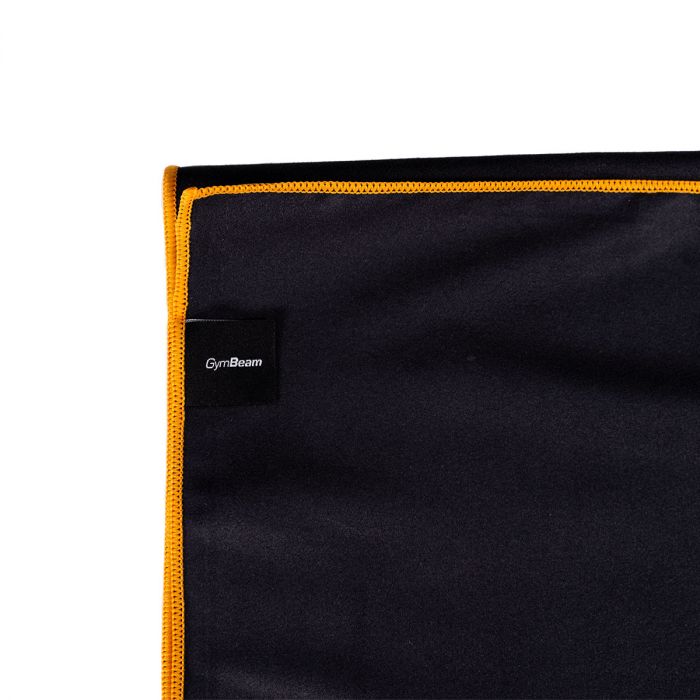 Brzosušeći sportski ručnik Black/Orange – GymBeam single_variant