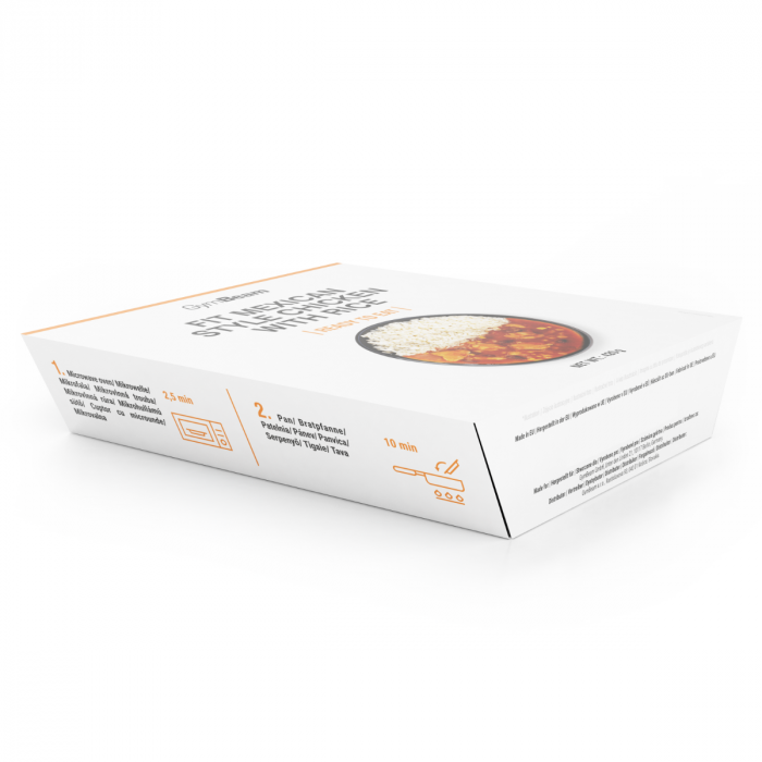 FIT Ready to eat Piletina s rižom na meksički način - GymBeam 420 g