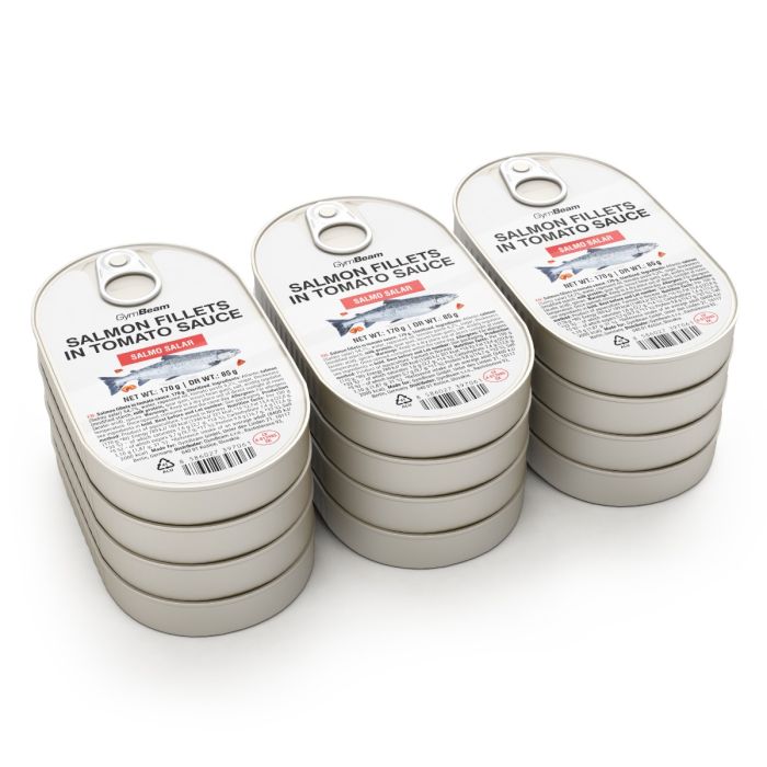 Fileti lososa u umaku od rajčice - GymBeam 170 g