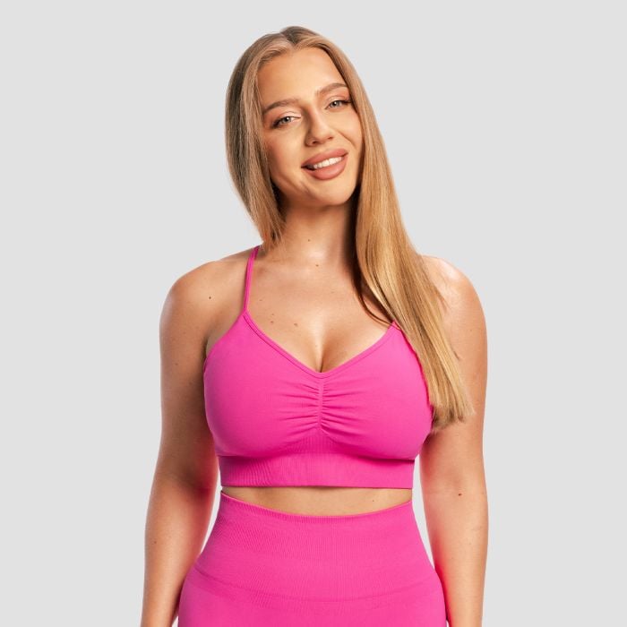 Sportski grudnjak Sculpt Seamless Rose - GymBeam M