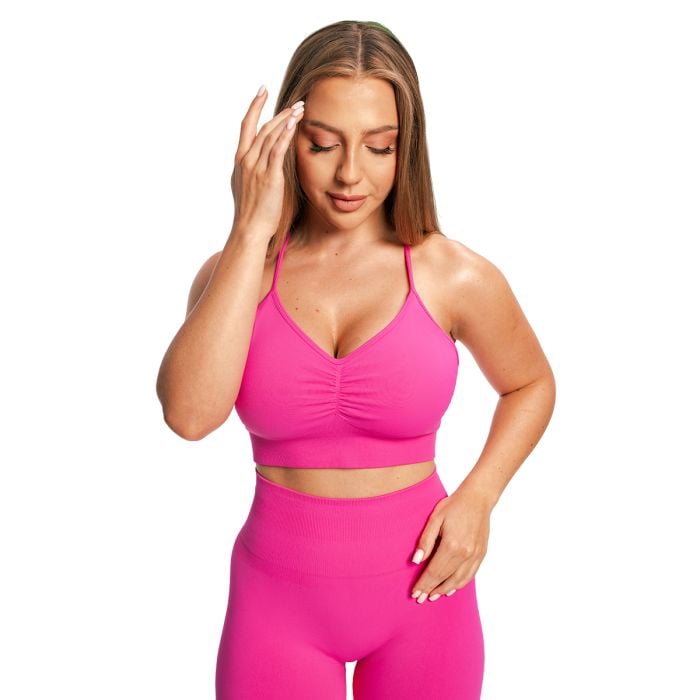 Sportski grudnjak Sculpt Seamless Rose - GymBeam M