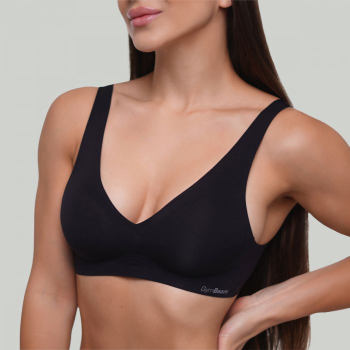Seamless grudnjak Black - GymBeam L