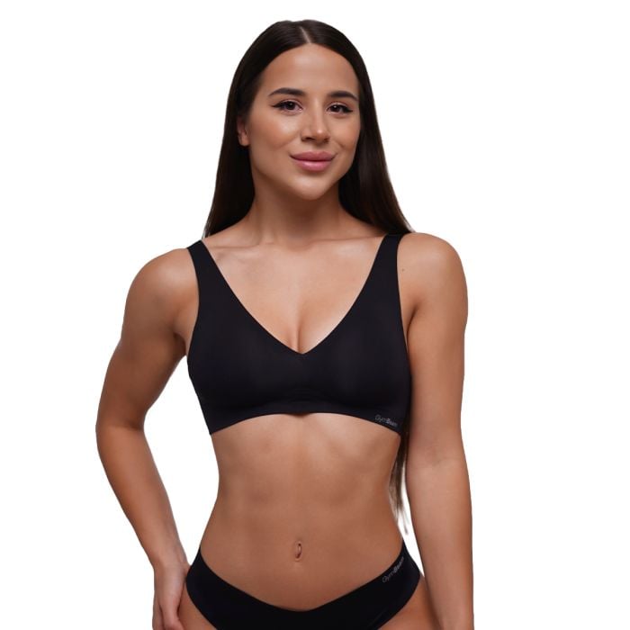 Seamless grudnjak Black - GymBeam L