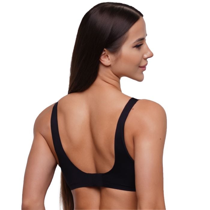 Seamless grudnjak Black - GymBeam L