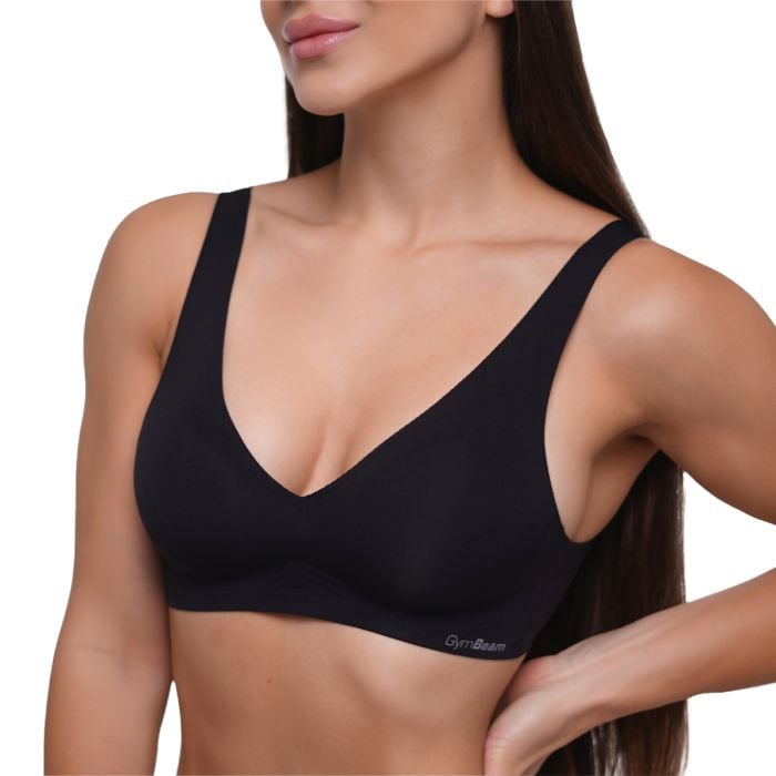 Seamless grudnjak Black - GymBeam L