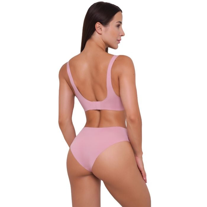 Seamless grudnjak Dusty Rose - GymBeam L