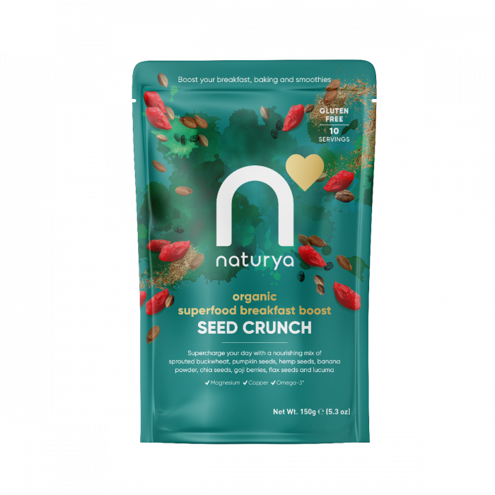 Superhrana Breakfast Boost Seed Crunch - Naturya