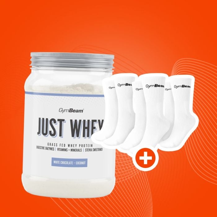 Just Whey protein sirutke iz mlijeka krava s pašnjaka – GymBeam 2000 g - čokoladni milkshake - 00