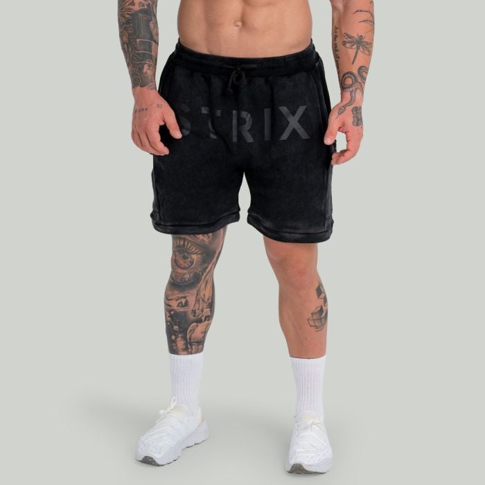 Muške kratke hlače Washed Black - STRIX S