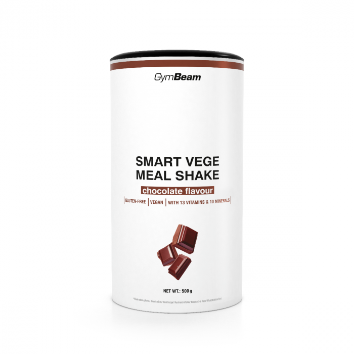 Smart Vege Meal Shake – GymBeam 500 g - čokolada