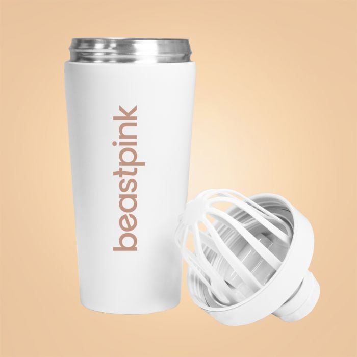 Šejker Steel 650 ml White - BeastPink single_variant