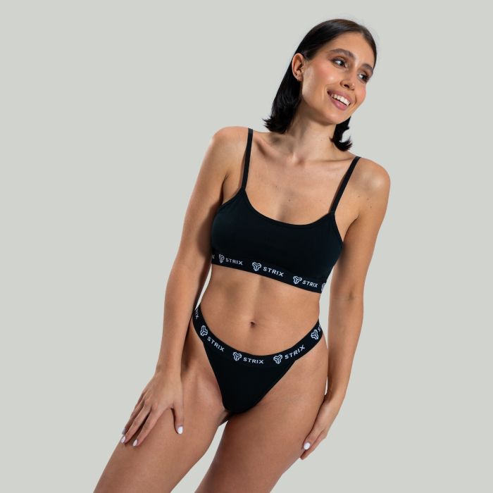 Grudnjak String Bralette Black - STRIX M