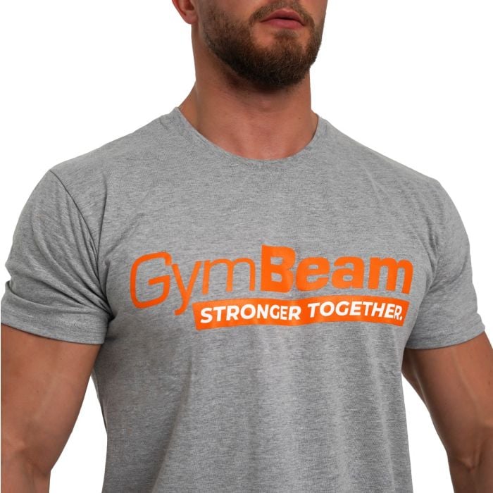 Muška majica Stronger Together Grey - GymBeam M