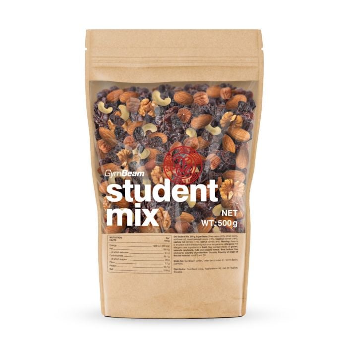 Studentski mix – GymBeam 500 g