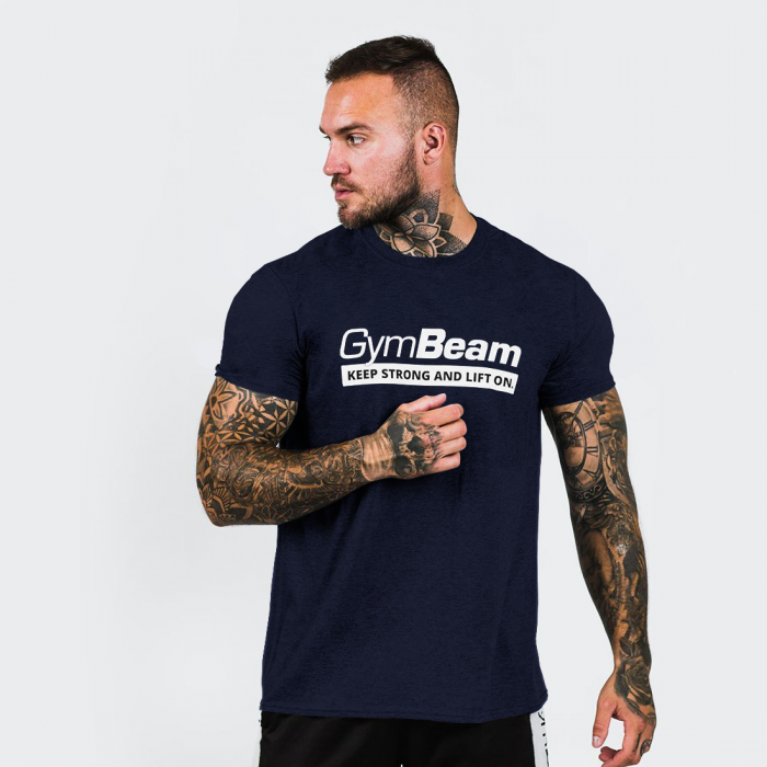 Majica Keep Strong Navy - GymBeam
