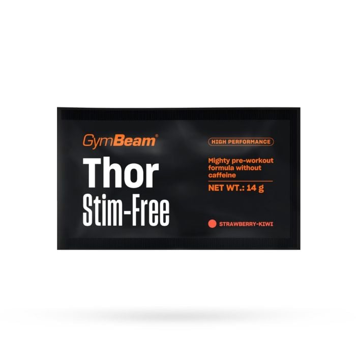 Uzorak Thor Stim-Free - GymBeam 14 g - jagoda - kivi