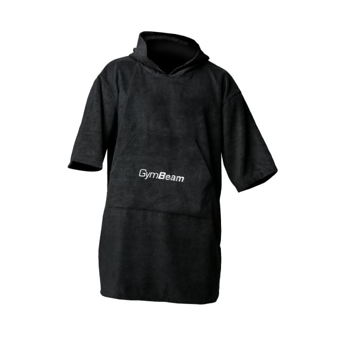 Poncho ručnik Terry Black - GymBeam single_variant