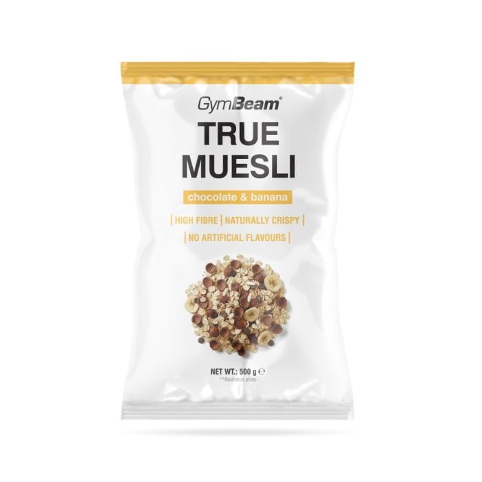 True Muesli - GymBeam 500 g - chocolate banana