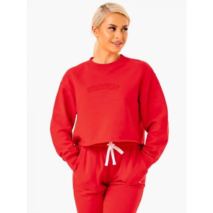 Ženska Duksa Ultimate Fleece Red - Ryderwear
