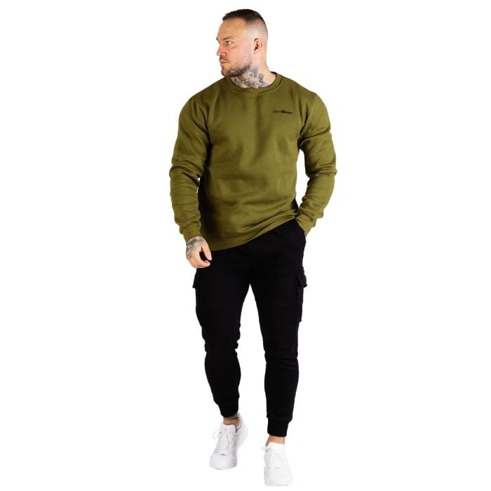Muška dukserica Basic Military Green - Gymbeam L