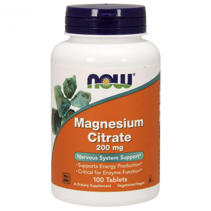 Magnezijev Citrat 200 mg - NOW Foods