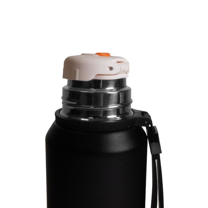Termosica Steel Vacuum Black 1000 ml - GymBeam single_variant