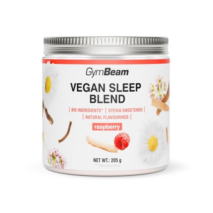 Vegan Sleep Blend - GymBeam 205 g - malina