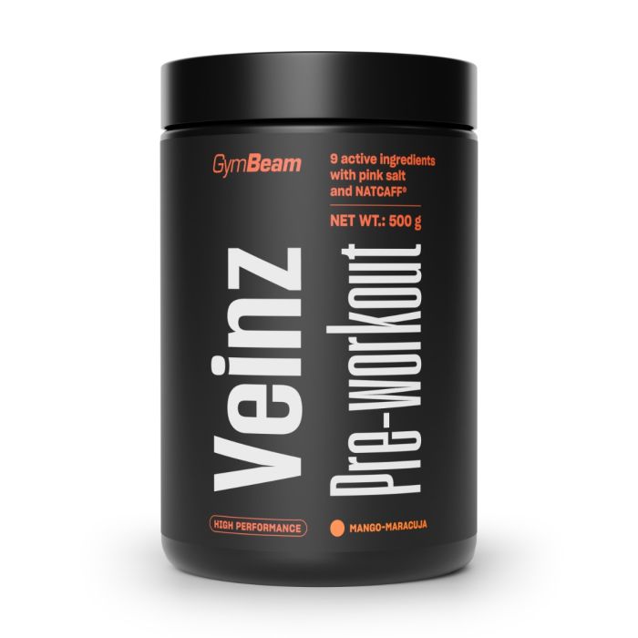 Veinz Pre-workout - GymBeam 500 g - mango - marakuja