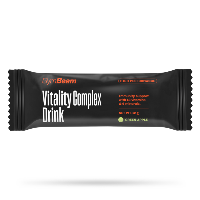 Vitality Complex Drink Uzorak - GymBeam 12 g - zelena jabuka