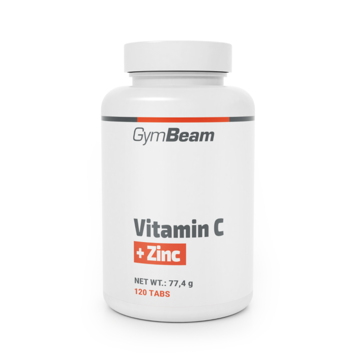 Vitamin C + cink - GymBeam 120 tab.
