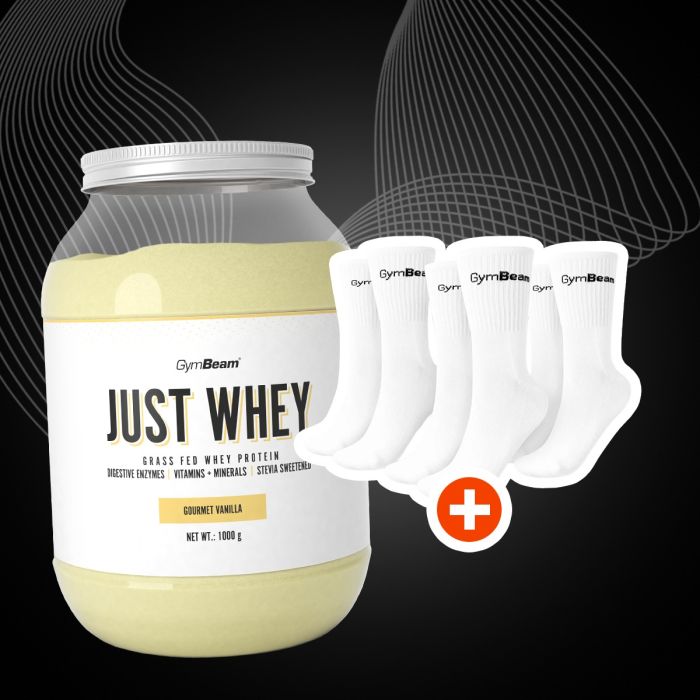Just Whey protein sirutke iz mlijeka krava s pašnjaka – GymBeam 2000 g - čokoladni milkshake - 00