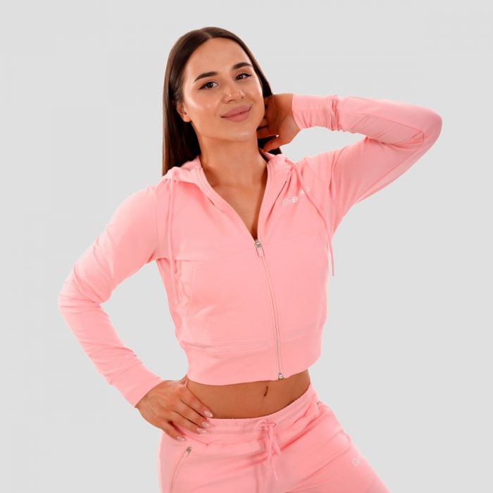 Ženska dukserica TRN Zip-Up Pink – GymBeam
