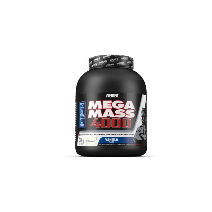 Gainer Giant Mega Mass 4000 - Weider 7000 g - vanilija