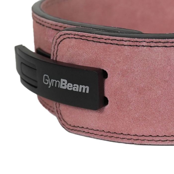 Remen za Podizanje Utega LEVER Pink - GymBeam S