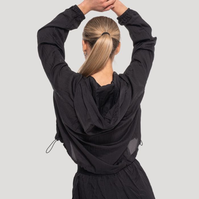 Ženska jakna Flow Black - GymBeam M