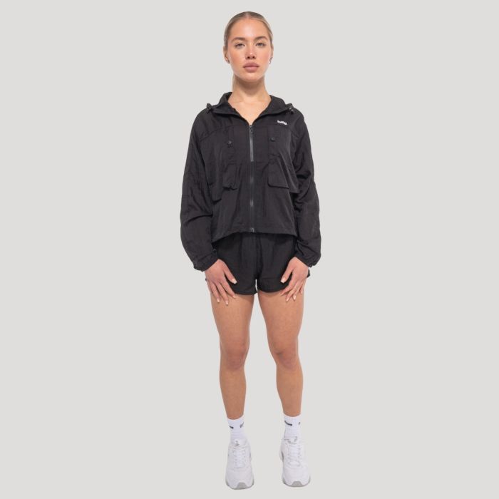 Ženska jakna Flow Black - GymBeam M