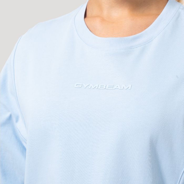 Ženska Oversized Majica Mochi Blue - GymBeam L