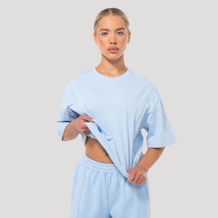 Ženska Oversized Majica Mochi Blue - GymBeam L