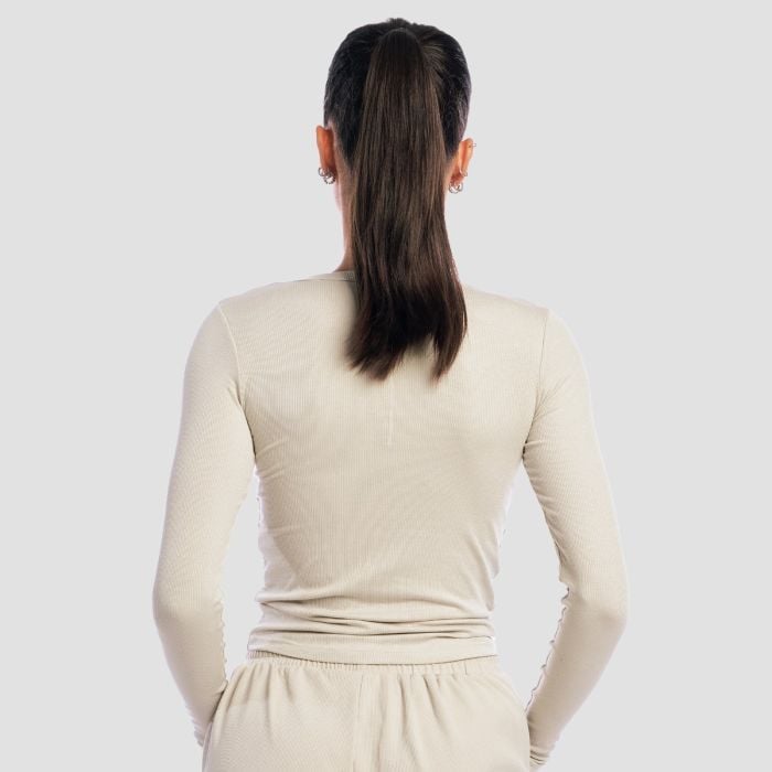 Ženska majica dugih rukava Aura Grey - GymBeam L