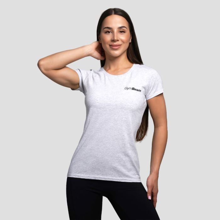 Ženska majica Basic Heather Grey - GymBeam M