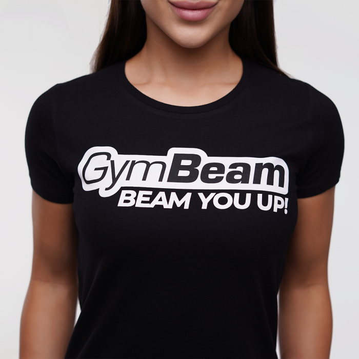 Ženska majica Beam Black - GymBeam M