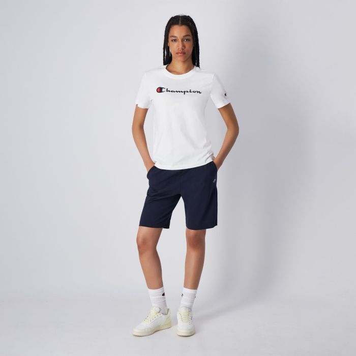 Women‘s Big Logo Jersey T-Shirt White - Champion S