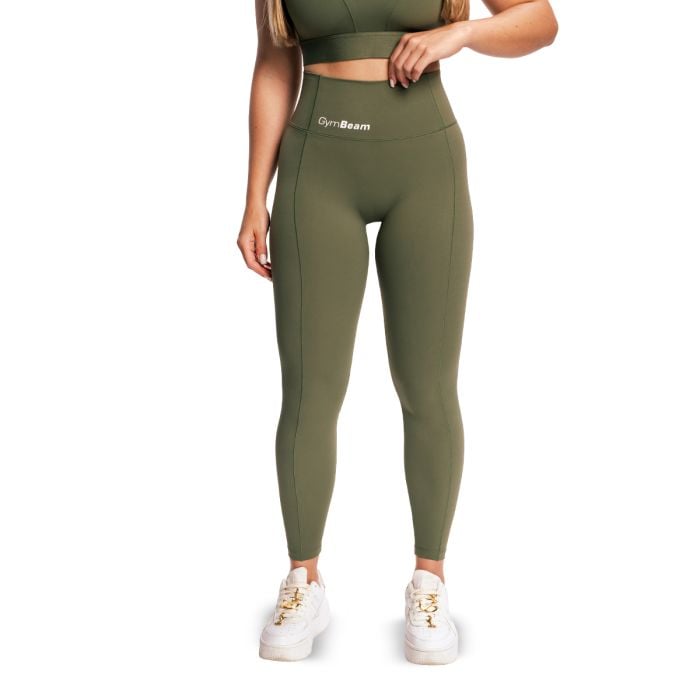 Ženske tajice Combat Olive Grey - GymBeam S