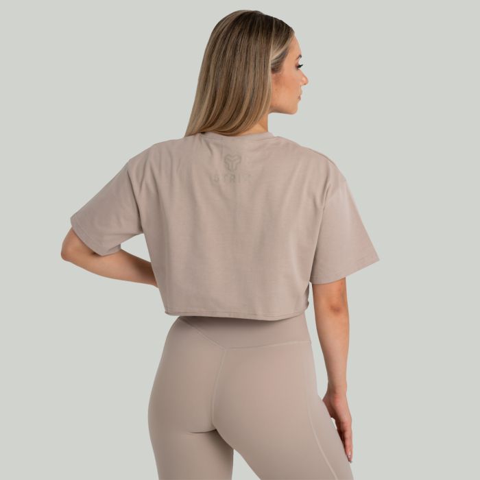 Ženska majica CropTop Taupe - STRIX XL