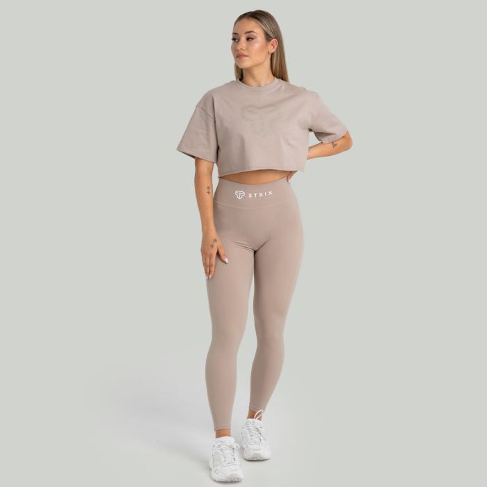 Ženska majica CropTop Taupe - STRIX XL